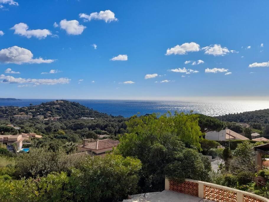 4-Star Private Villa With Heated Pool And Panoramic Sea View At Gulf De Saint Tropez กาวาแลร์-ซูร์-แมร์ ภายนอก รูปภาพ